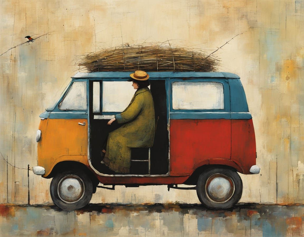 Surrealistic Uplifting Scene in Whimsical Style