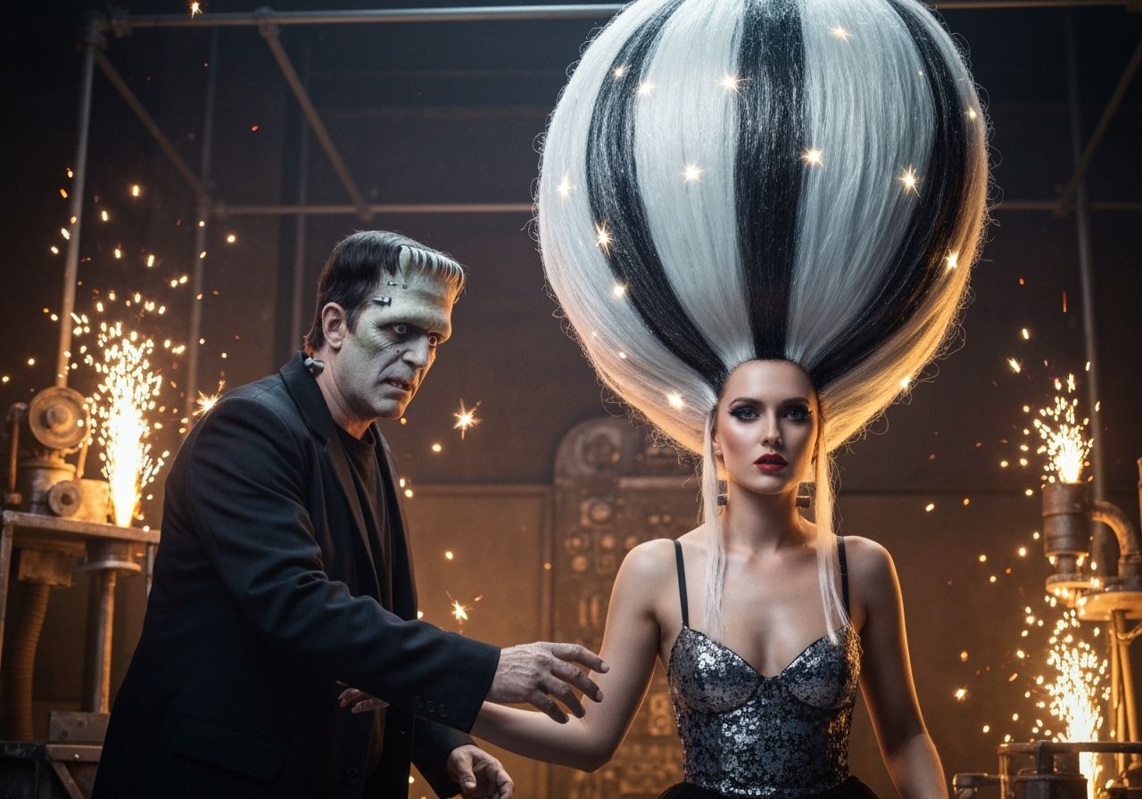 Model Posing in Frankenstein's Lab: Photorealistic