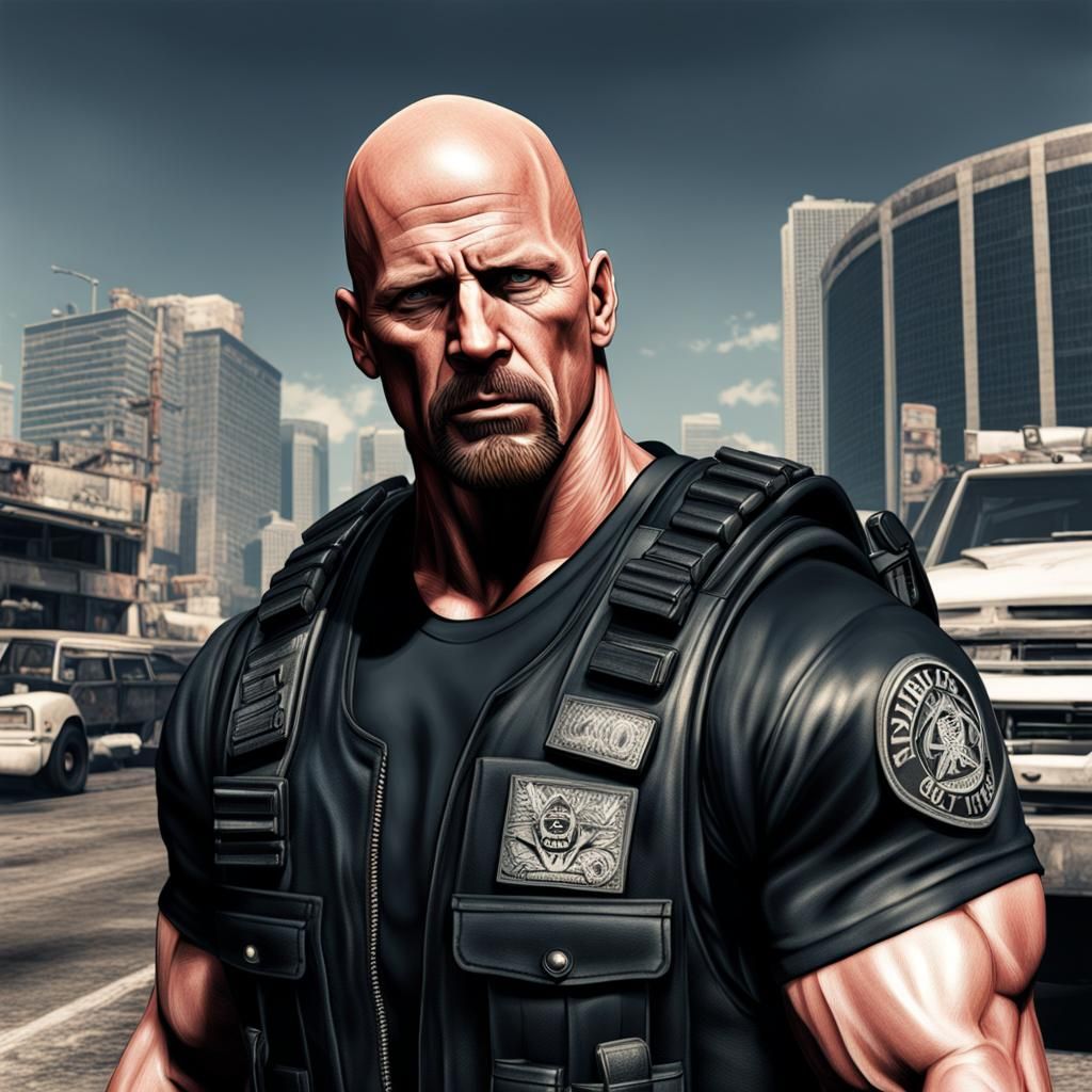 Stone Cold Steve Austin in GTA Style