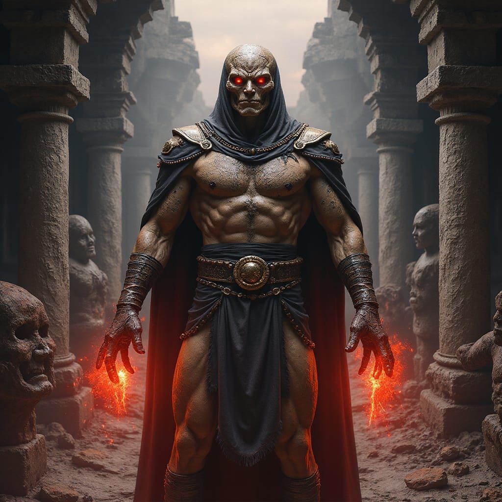 Mumm-Ra Transforms in Ancient Temple of Mystical Energy