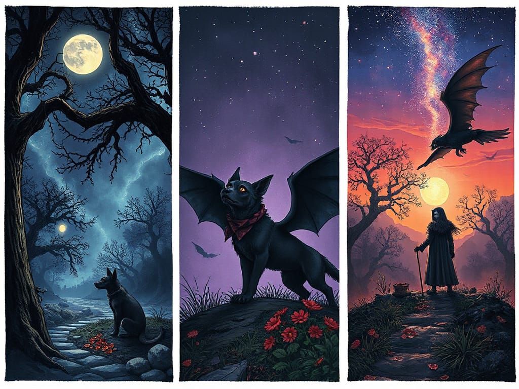 Paranormal Dog's Cosmic Journey as Star Guardian