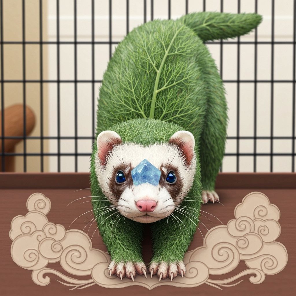 Fennel Ferret with Fluorite Eyes Stretches