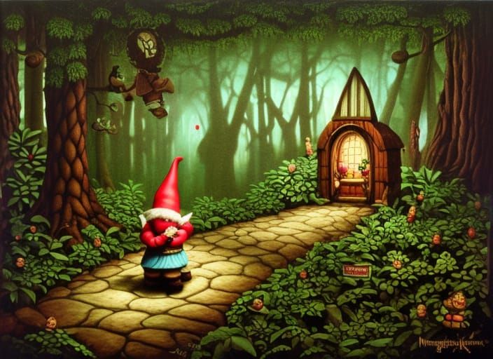 Enchanted Forest Path to Gnome Hideaway