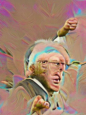 AI Generated Portrait of Bernie Sanders