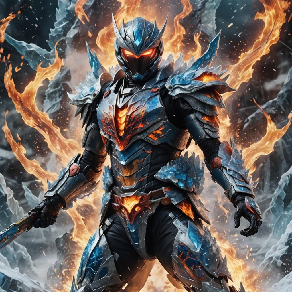 Kamen Rider: Fire and Ice Warrior, Fantasy Art