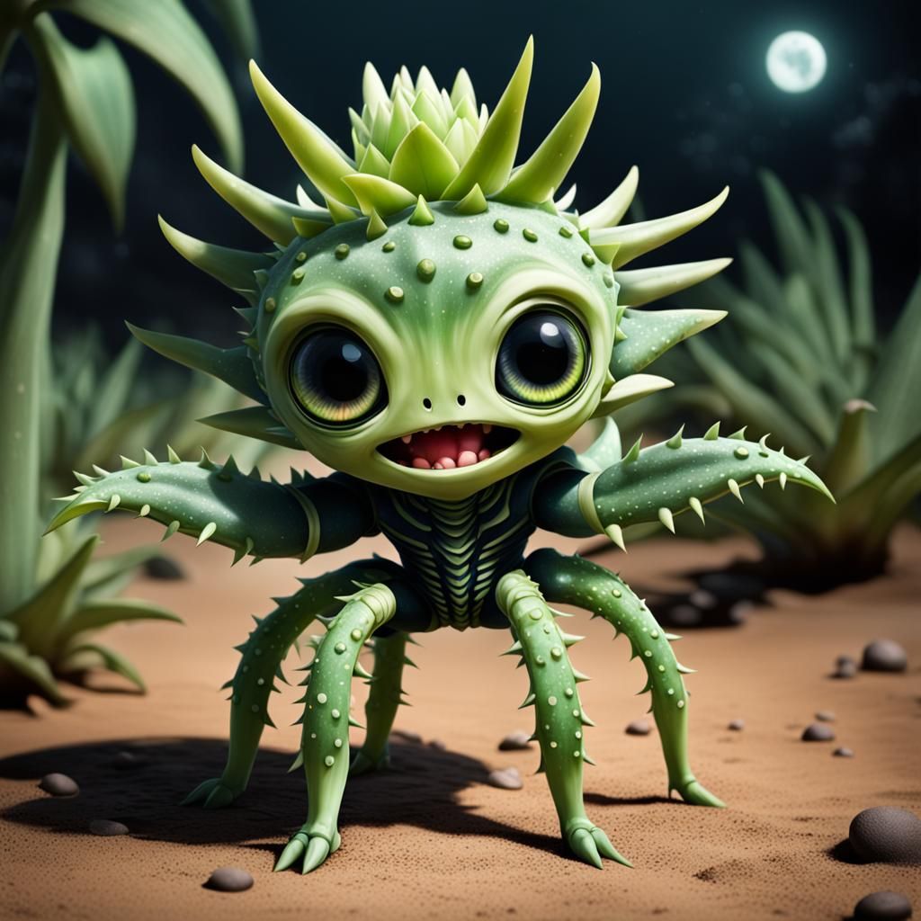 The Huboon, a multi-legged chibi sentient species of alien p...