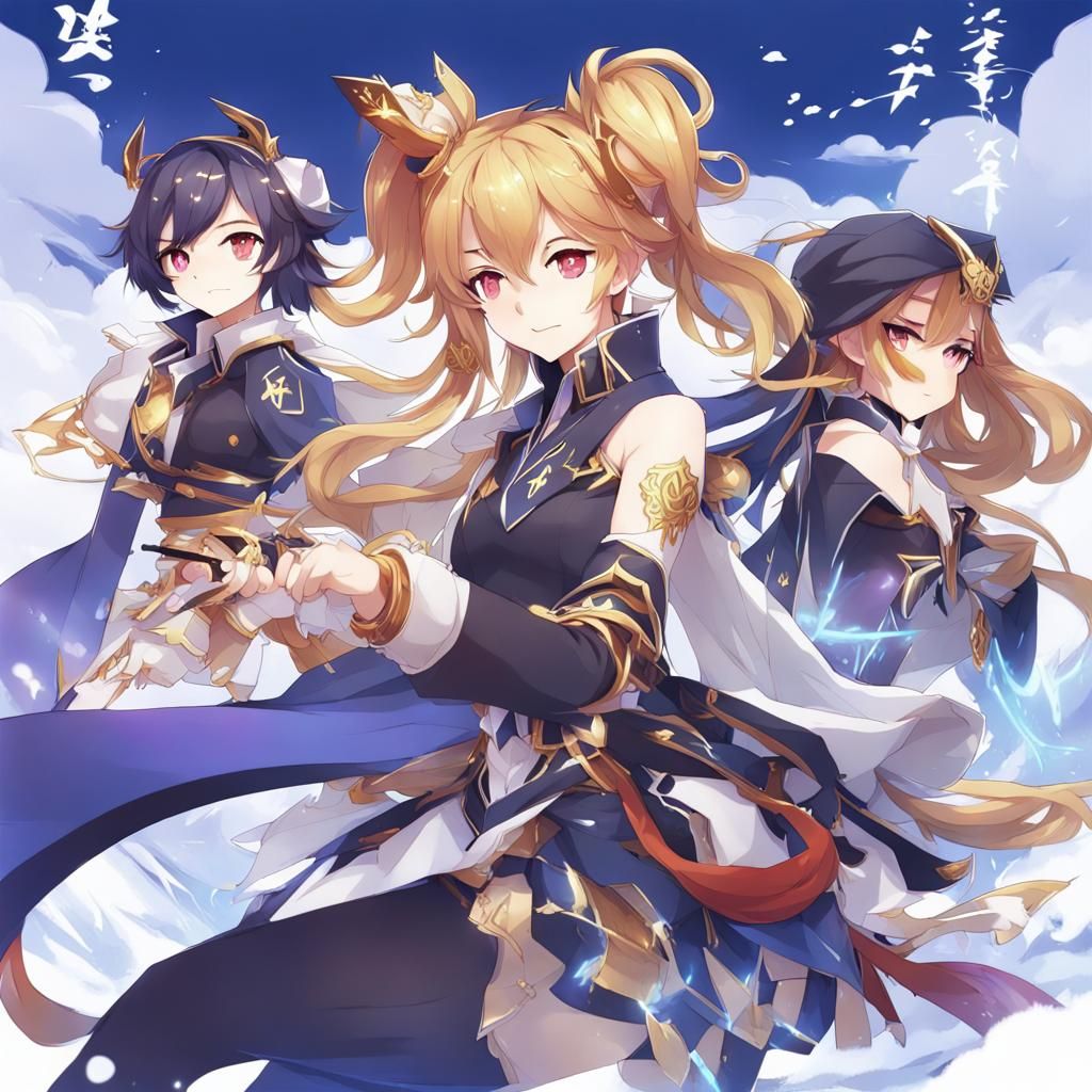 Genshin Impact Anime Key Visual Fanart