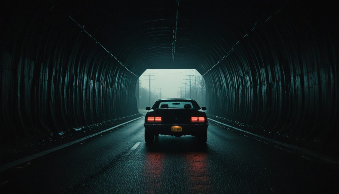 Frantic Driver Trapped in Endless Tunnel Horror