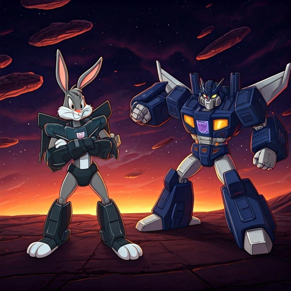 Looney Tunes Transformers Fusion on Alien Planet