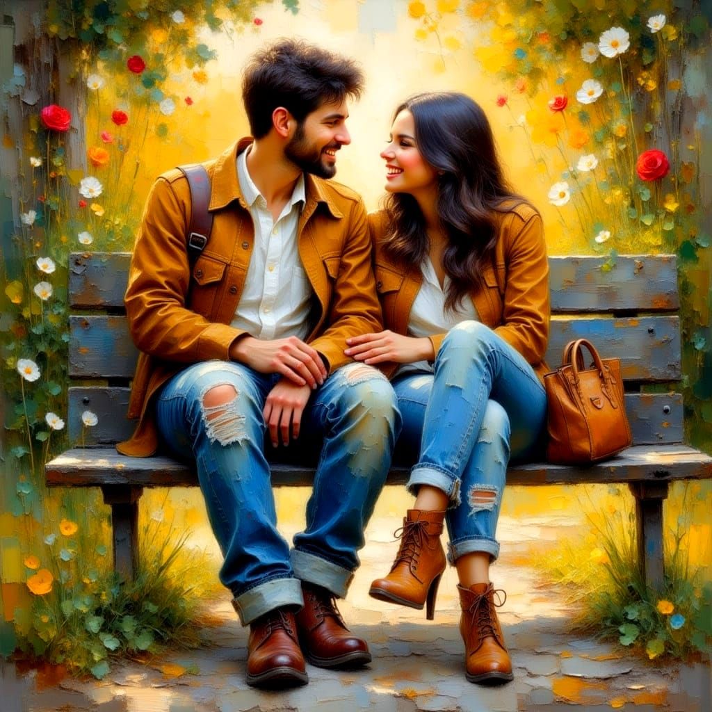 Easy Afternoon Stroll in the Park with a Loved One