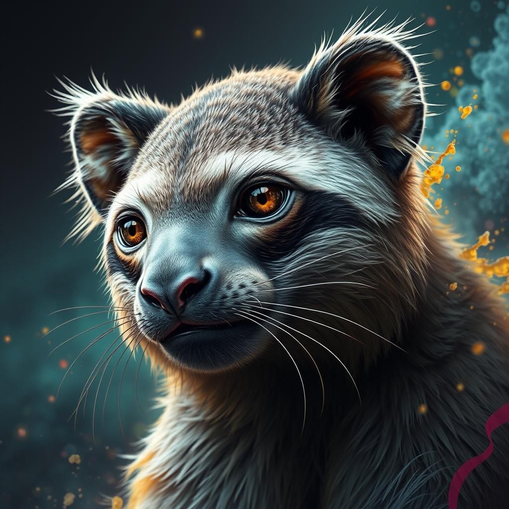 Hyperrealistic Slothuma Concept Art in Splash Art Style