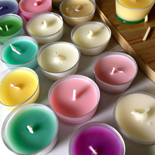 Aromatherapy Candles and Wax Melts Still Life