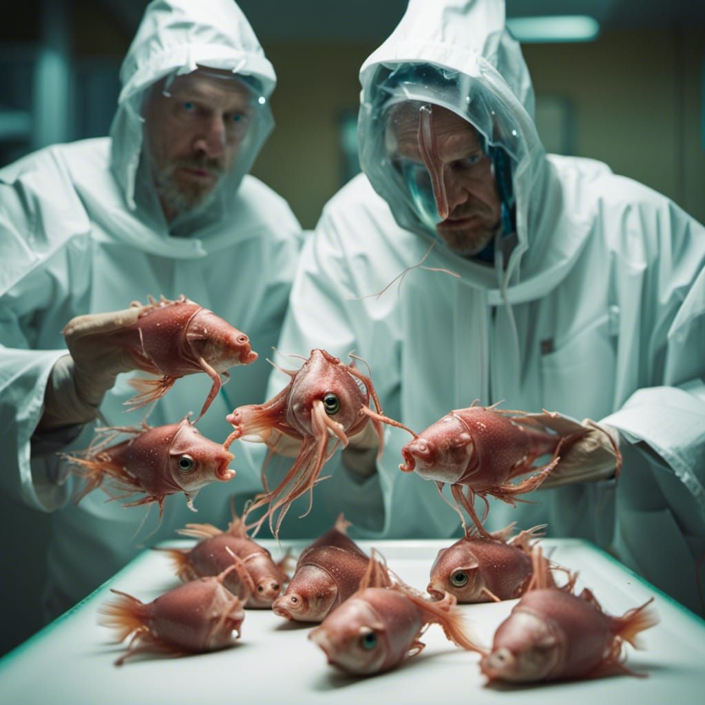 Occult Squid People Force-Feeding Patient Photo