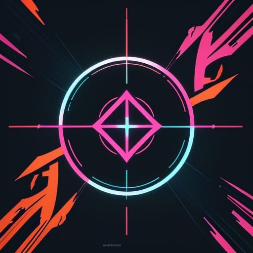 Modern FRIENDS Logo with Vibrant Gradient and Leaves