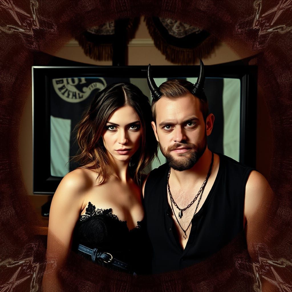 Goth Gamer Couple vs Demons in a Cyberpunk Thriller