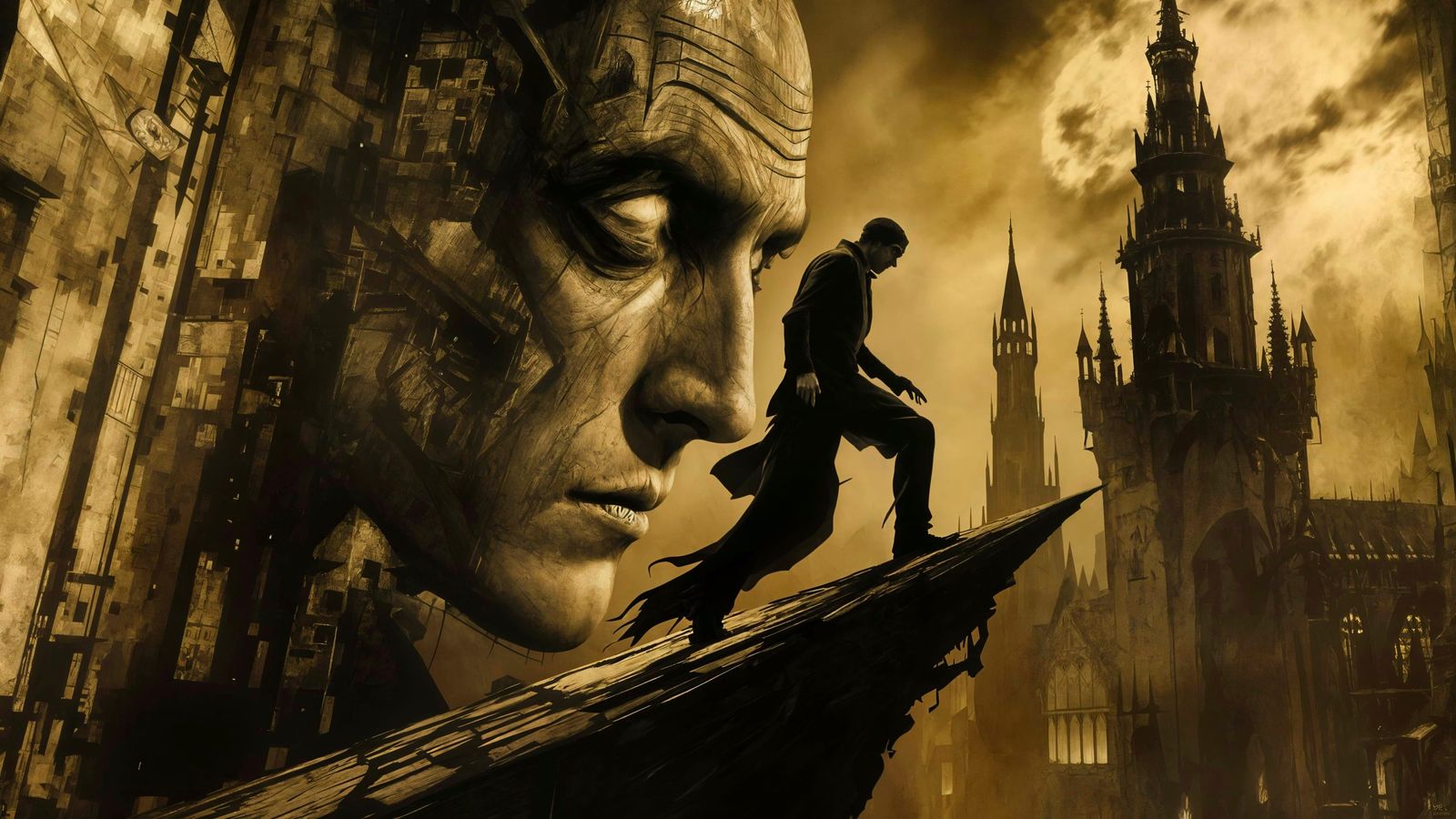 Ethereal German Expressionist Portrait