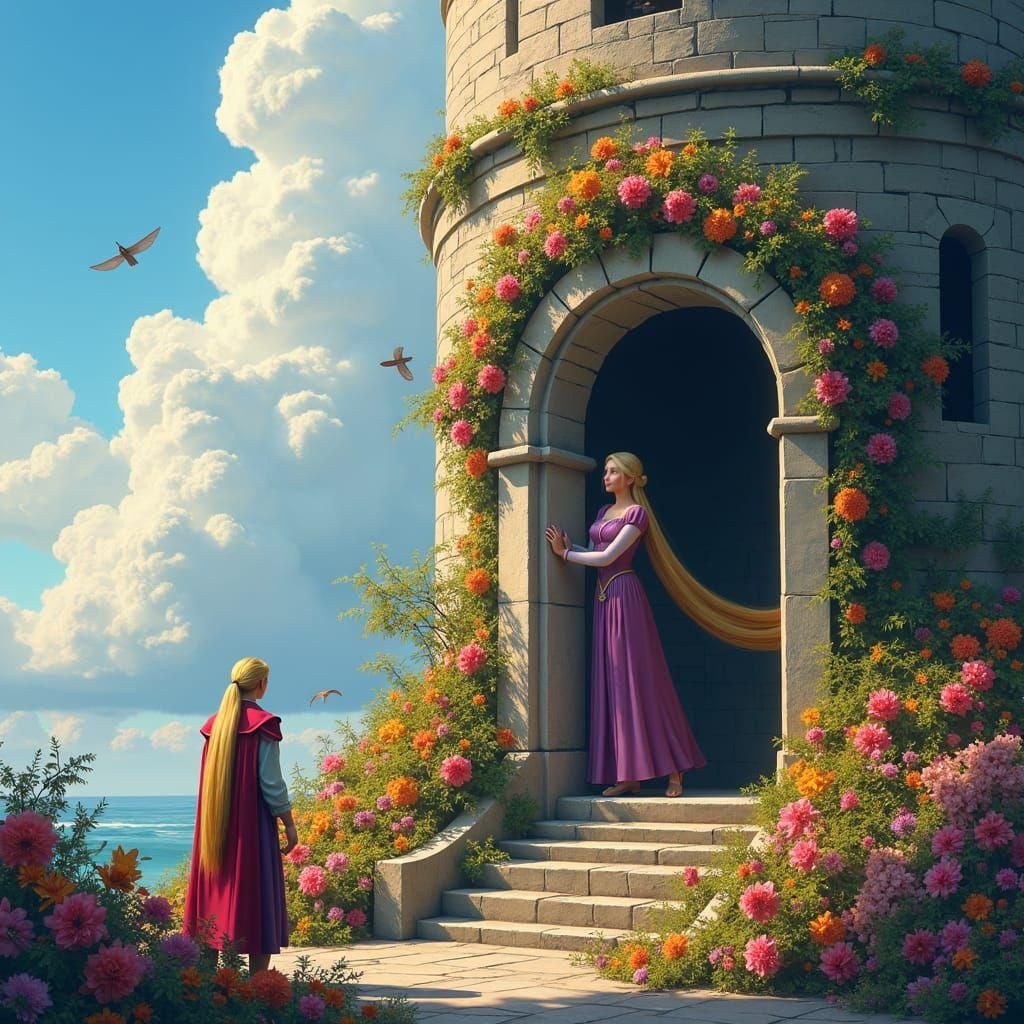 Rapunzel and her Prince