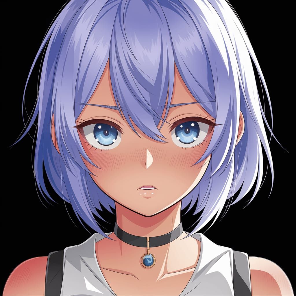 Anime Style Request to Skip Disturbing Images