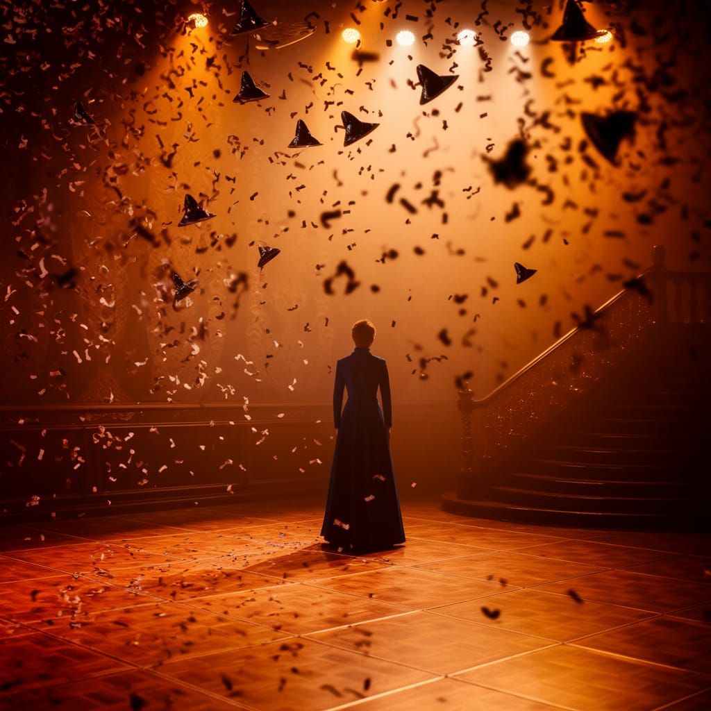 Ethereal New Year's Eve Celebration with Spectral Guests