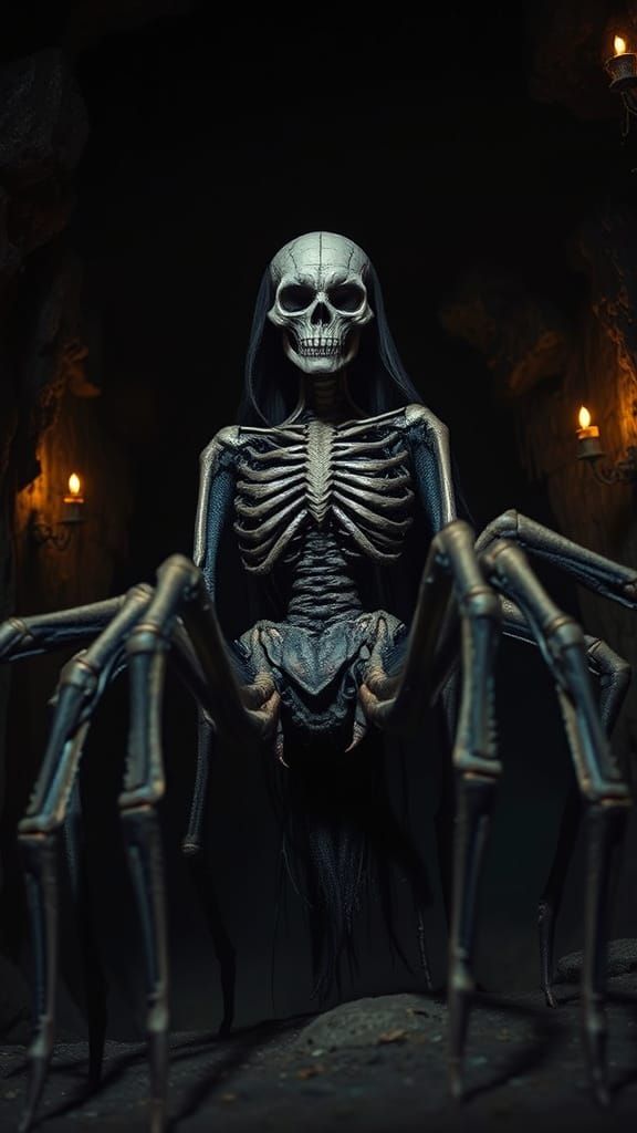 Lady Golem in Absurdist Spider Exoskeleton