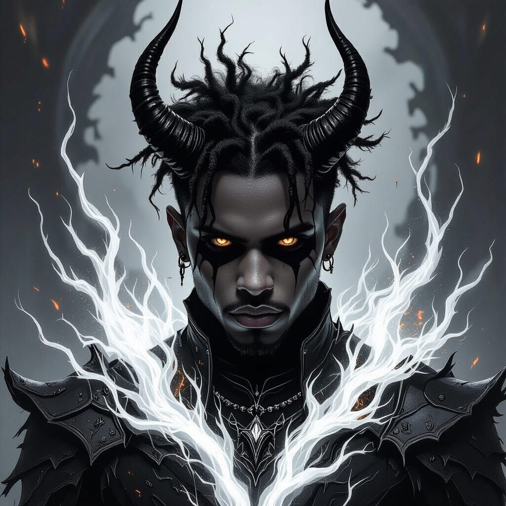 XXXTENTACION as Demon Lord in Dark Fantasy