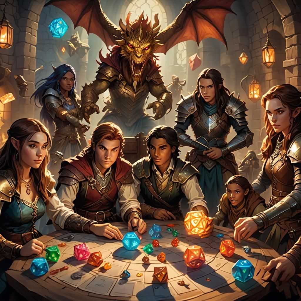 Friends Transform into D&D Characters