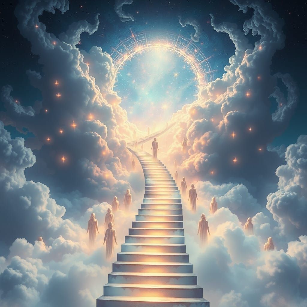 Ethereal Souls Ascend to Celestial Realm