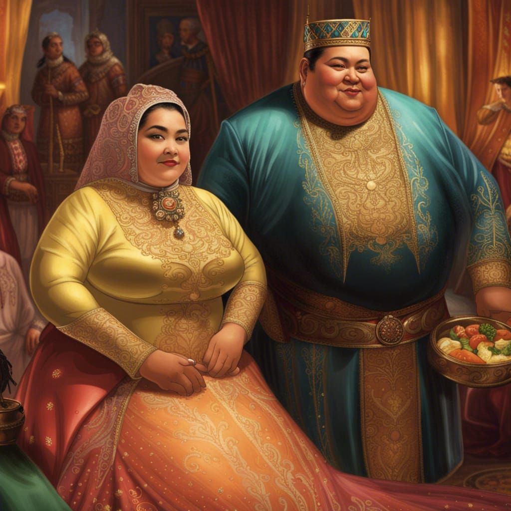 Extravagant Feast of Moroccan Prince and Indonesian Princess