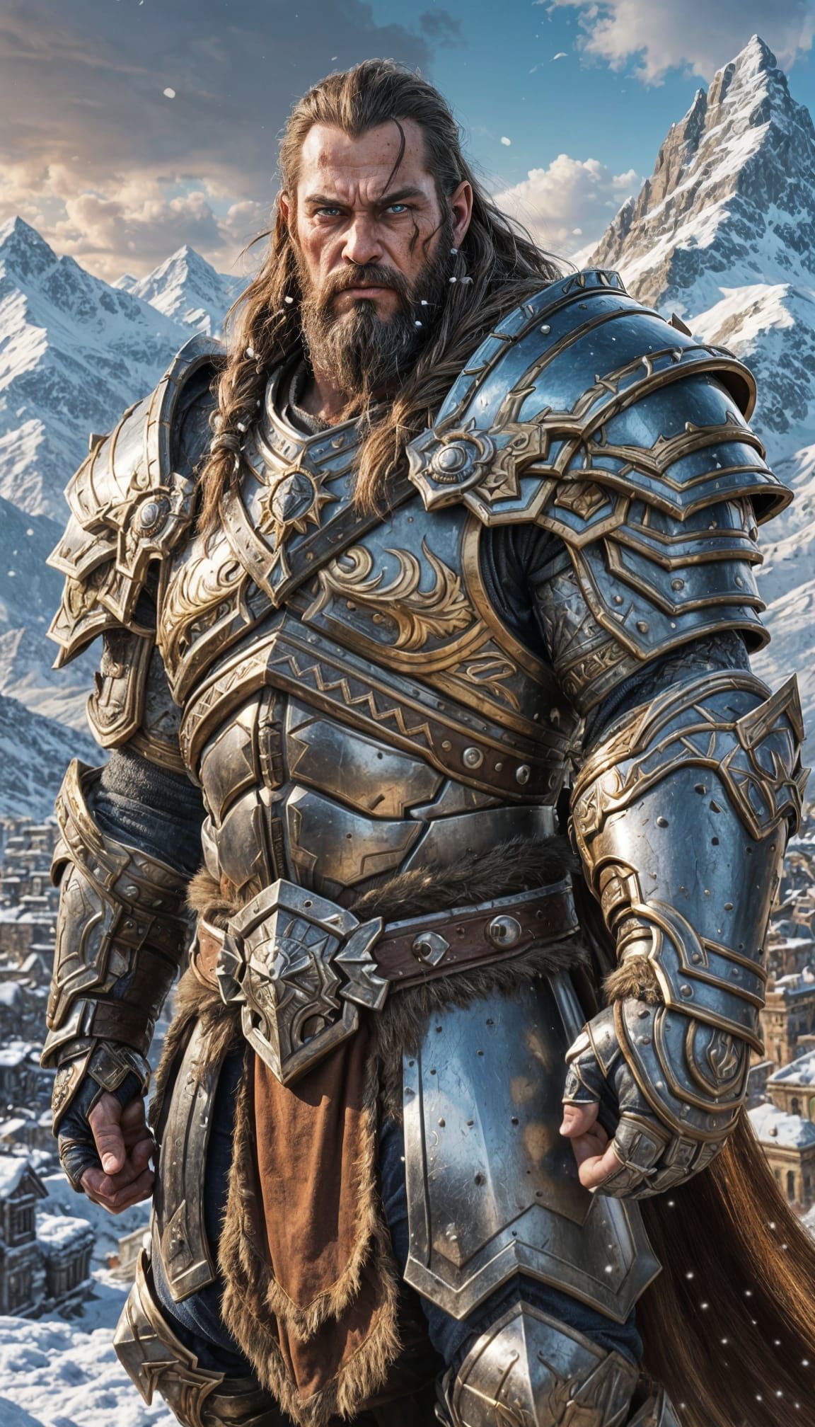 Violent King in Warcraft Style Armor