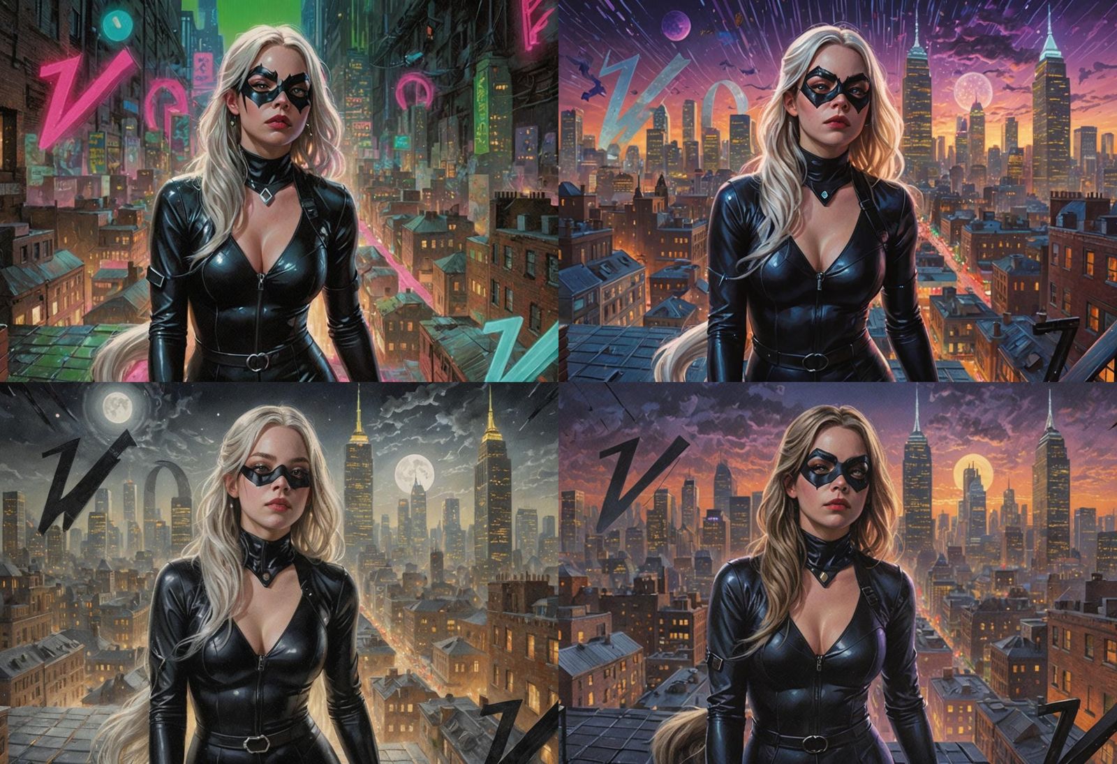 Sydney Sweeney as Black Cat in Marvel Comics