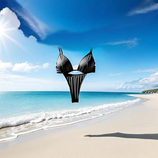 Marvel's Invisible Woman wearing a highwaisted black bikini ...