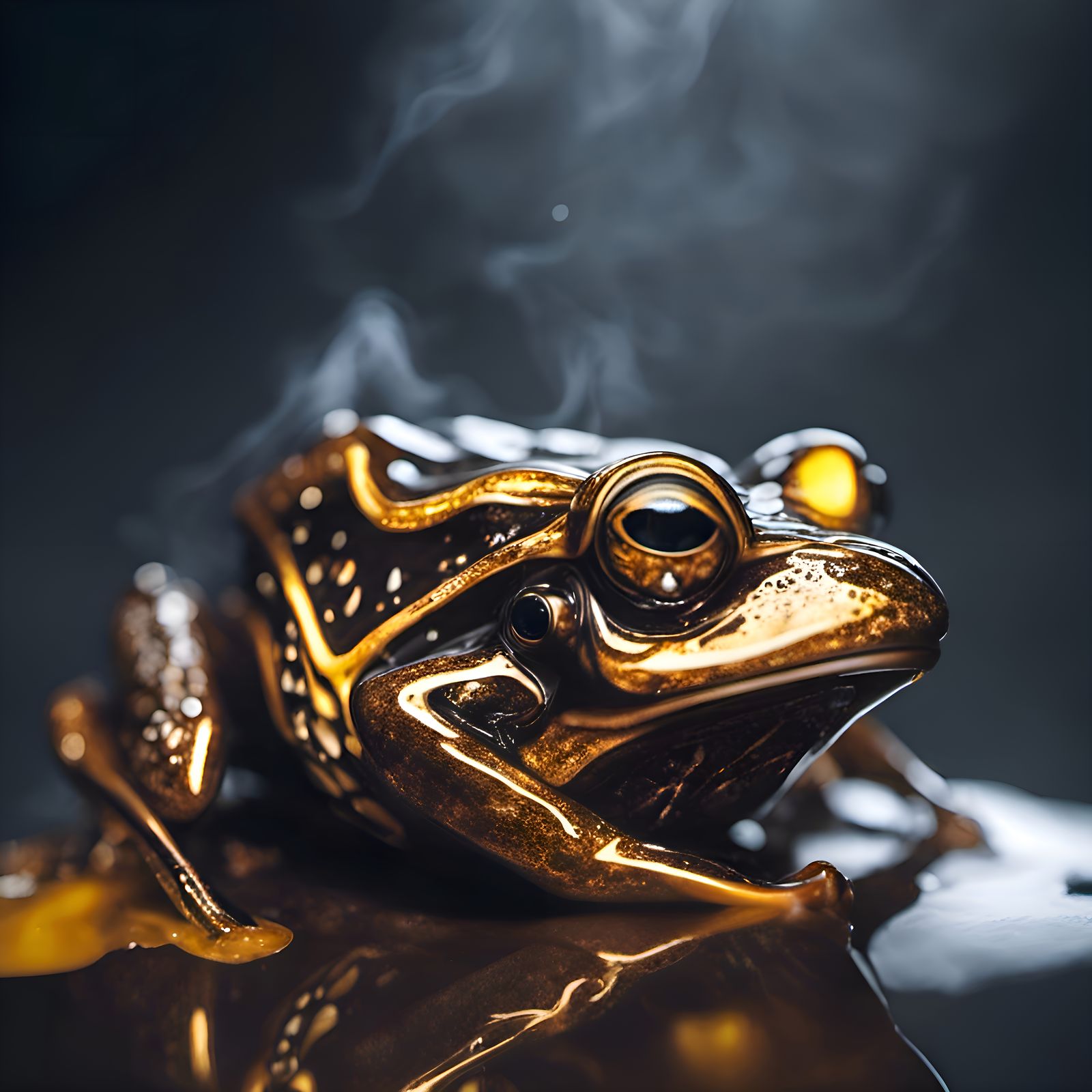 A beautiful Glass-Blown Exotic Frog