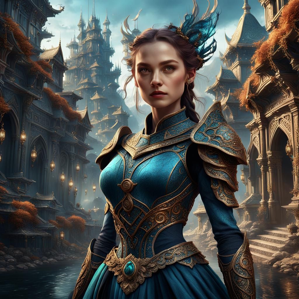 Beautiful Women in Detailed Fantasy Art