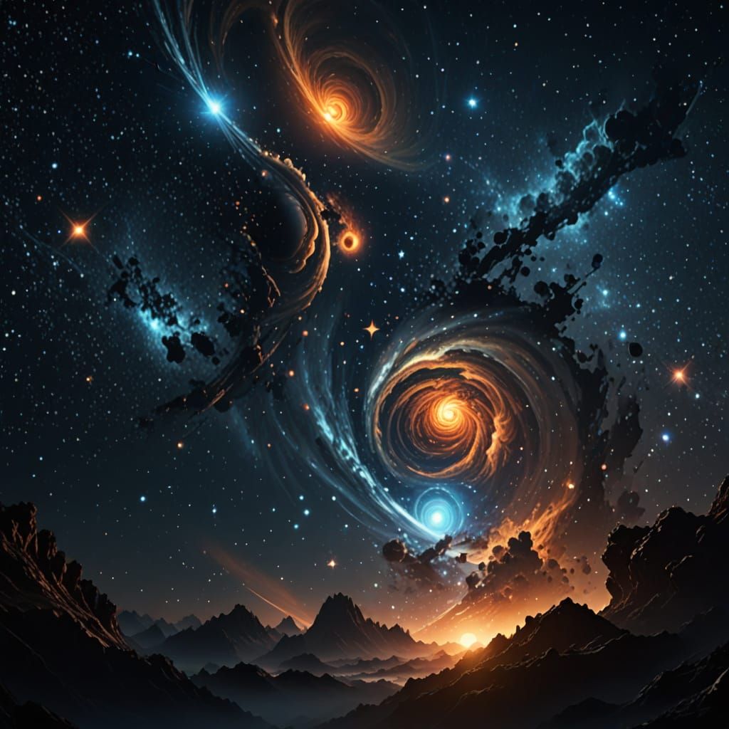 Celestial Hyper-Detailed Masterpiece in Vibrant Colors