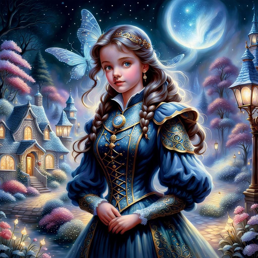 Ethereal Fantasy Art with Sparkling Details