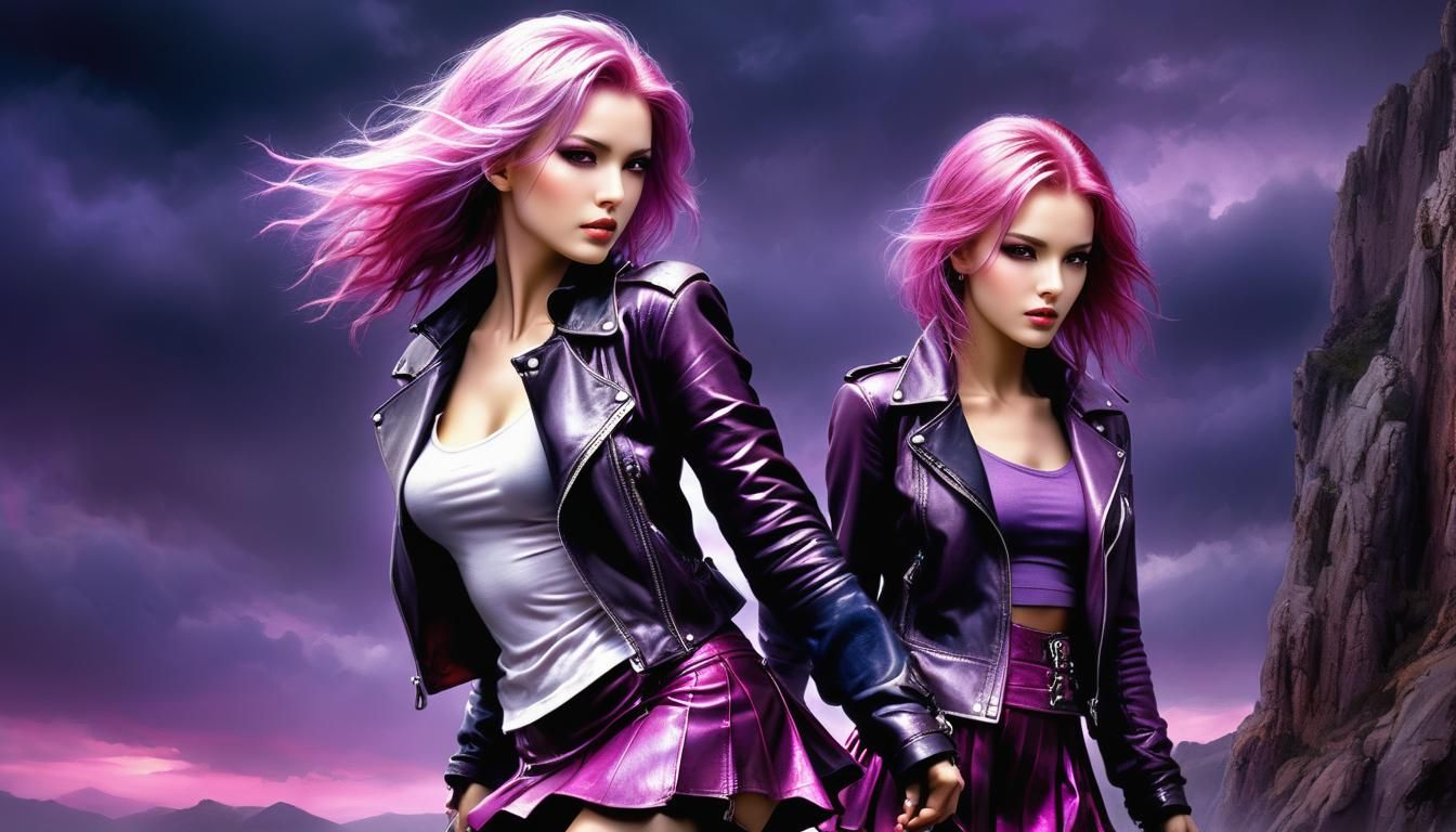 Fantasy Woman Portrait in Luis Royo Style