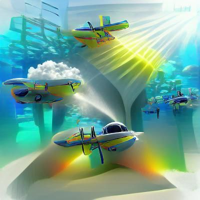 Underwater Biplanes: A Vintage Aviation Dream