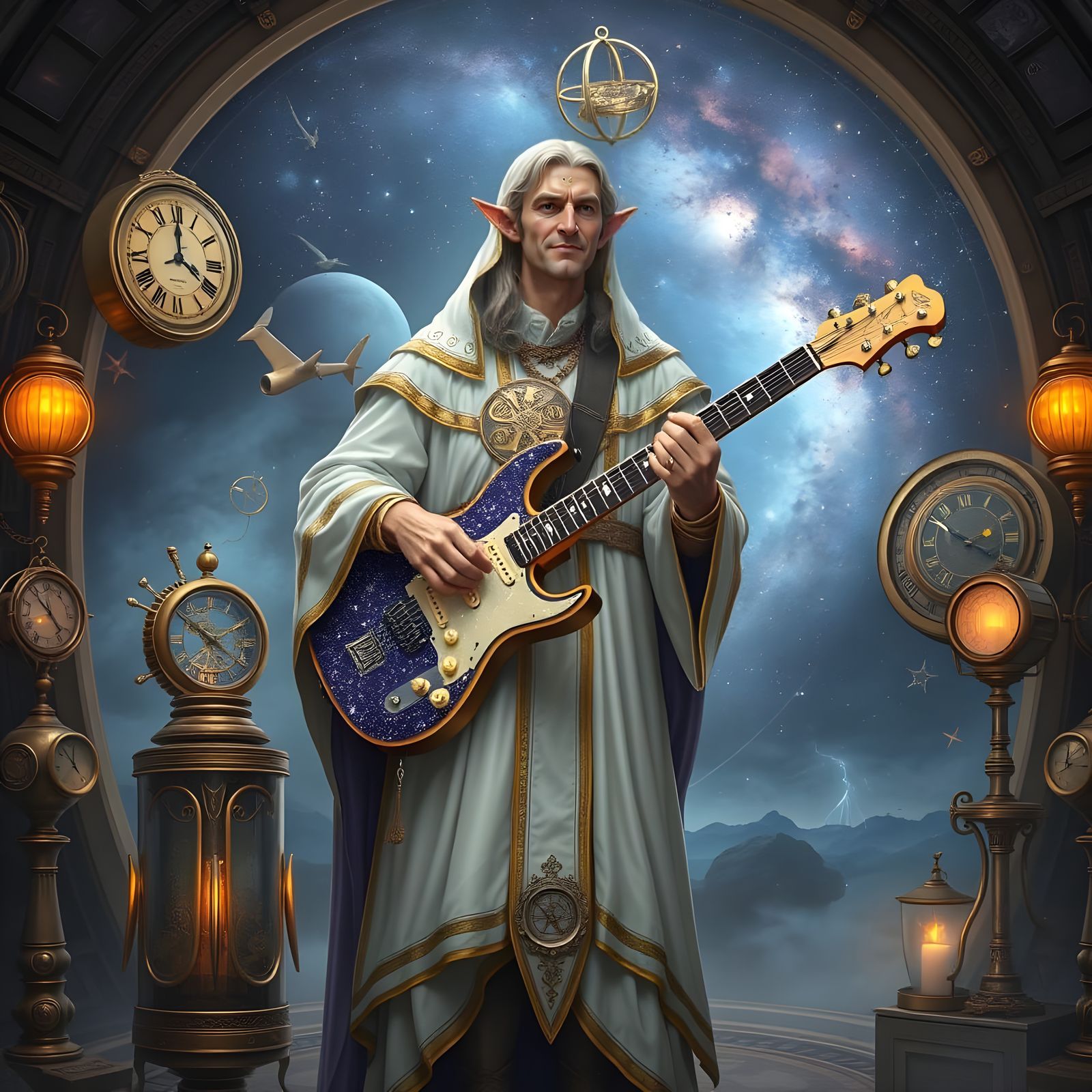 Cosmic Time Lord Master of the Time-Traveling Chamber