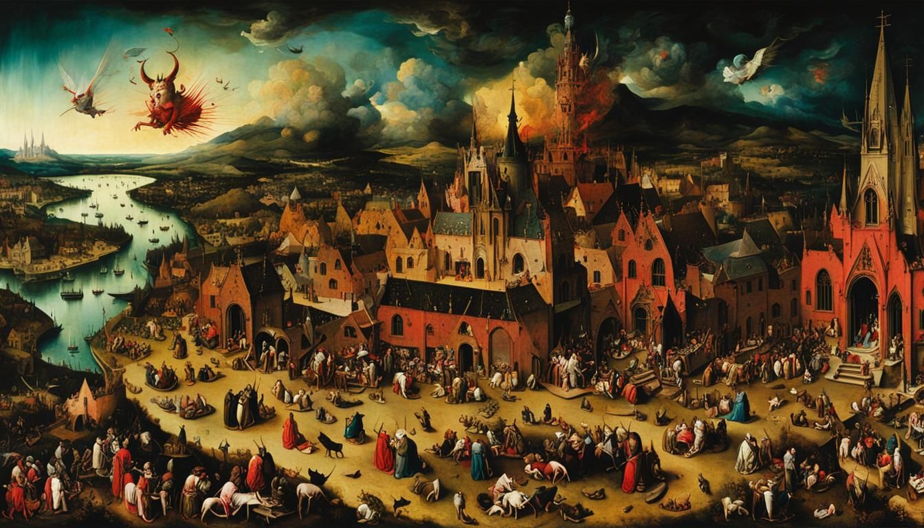 Hieronymus Bosch Inspired Devil's Delight