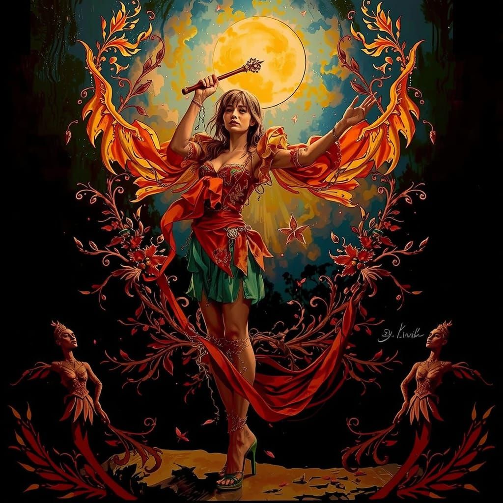 Etched Sketch of an Artist's Sketch