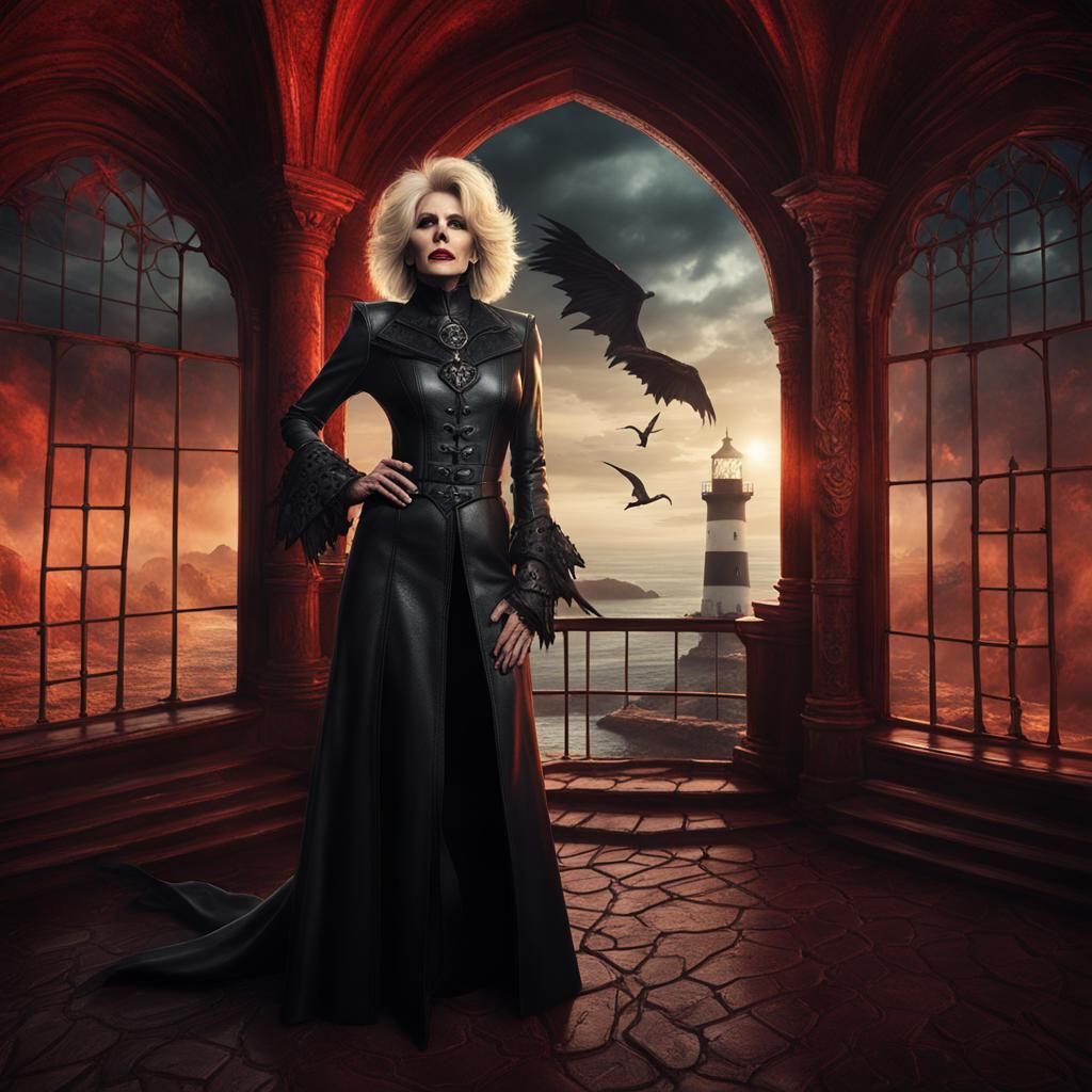 Gothic Mistress Satan in Dammam: Detailed Matte Painting