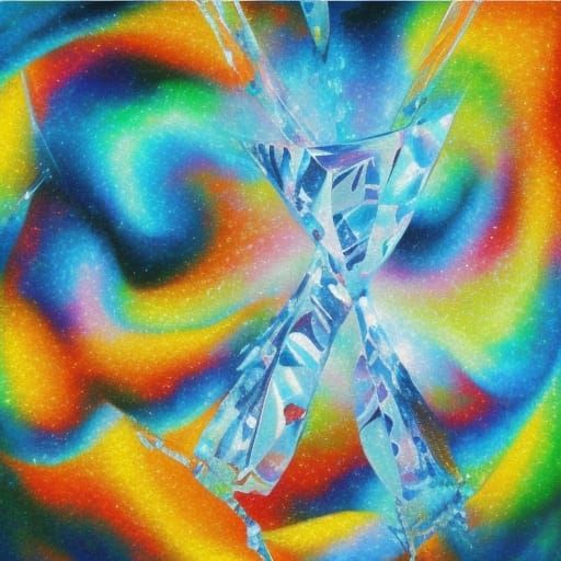 Abstract Water Diamond Painting Art