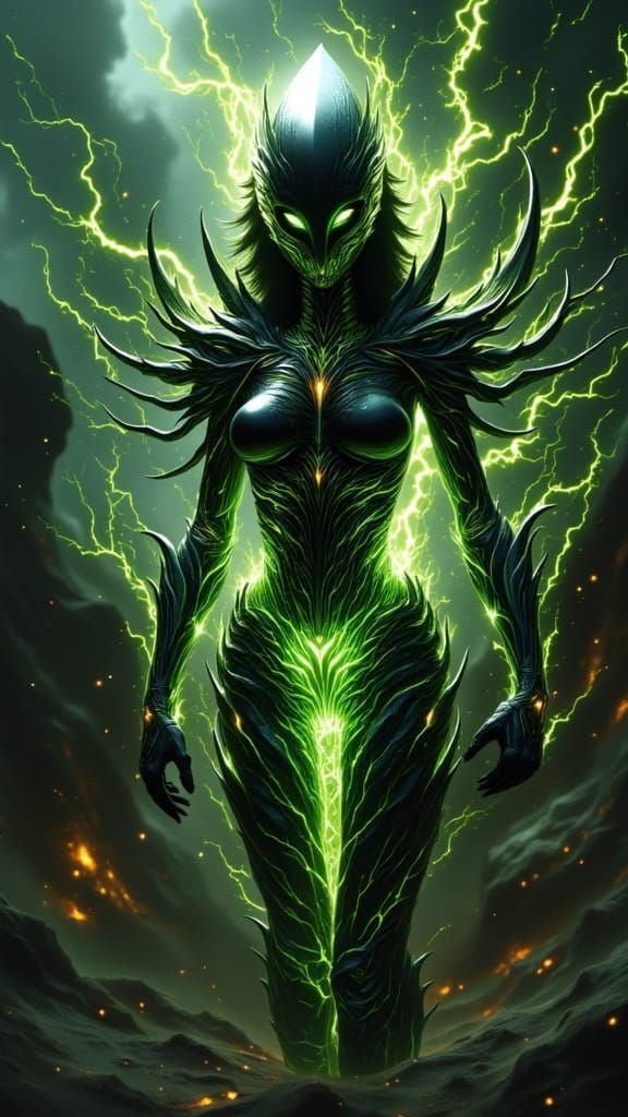 Anime Style Alien Bride