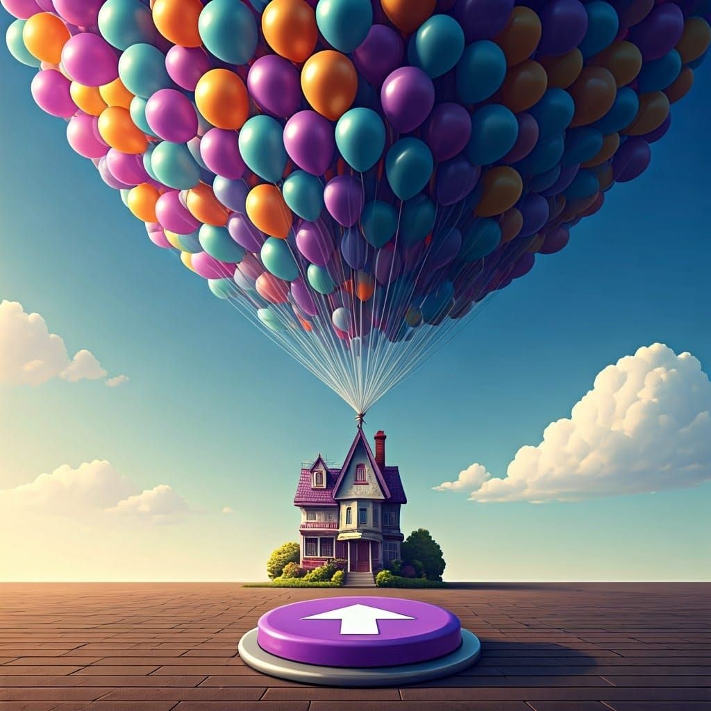 Whimsical Storybook House Takes Flight