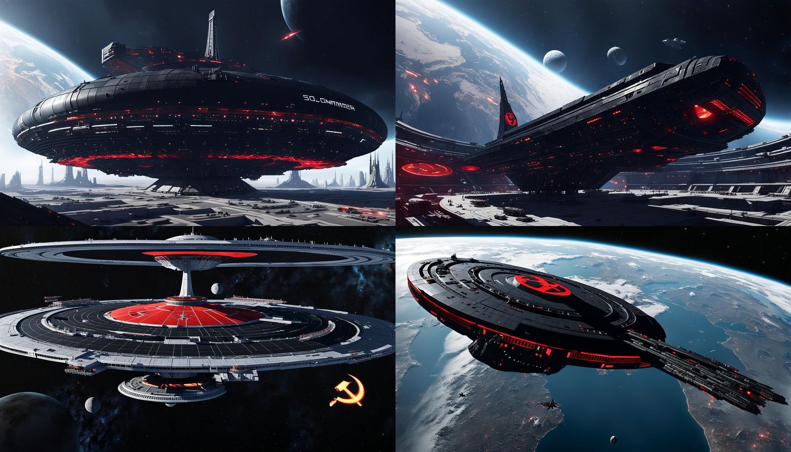 Soviet Cosmic Fleet Dominates Alternate Solar System