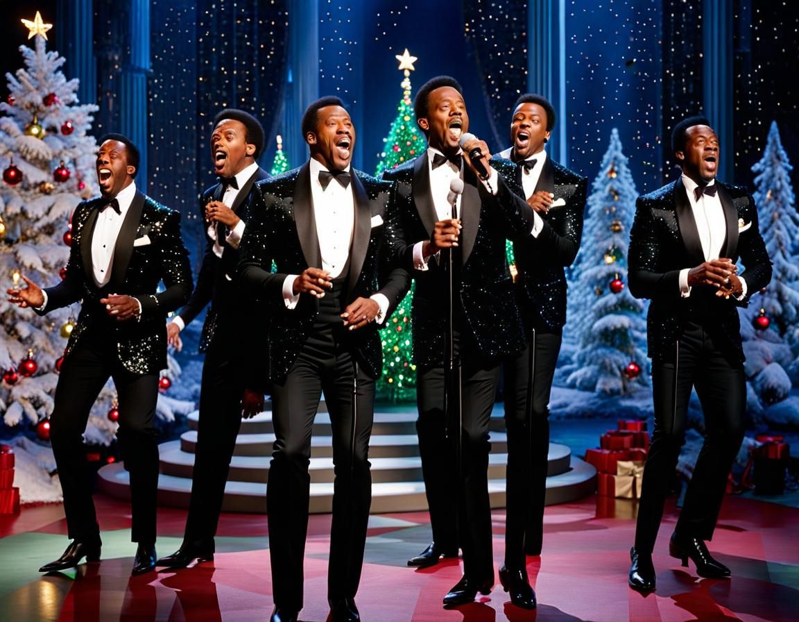 The Temptations Sing on Christmas Eve