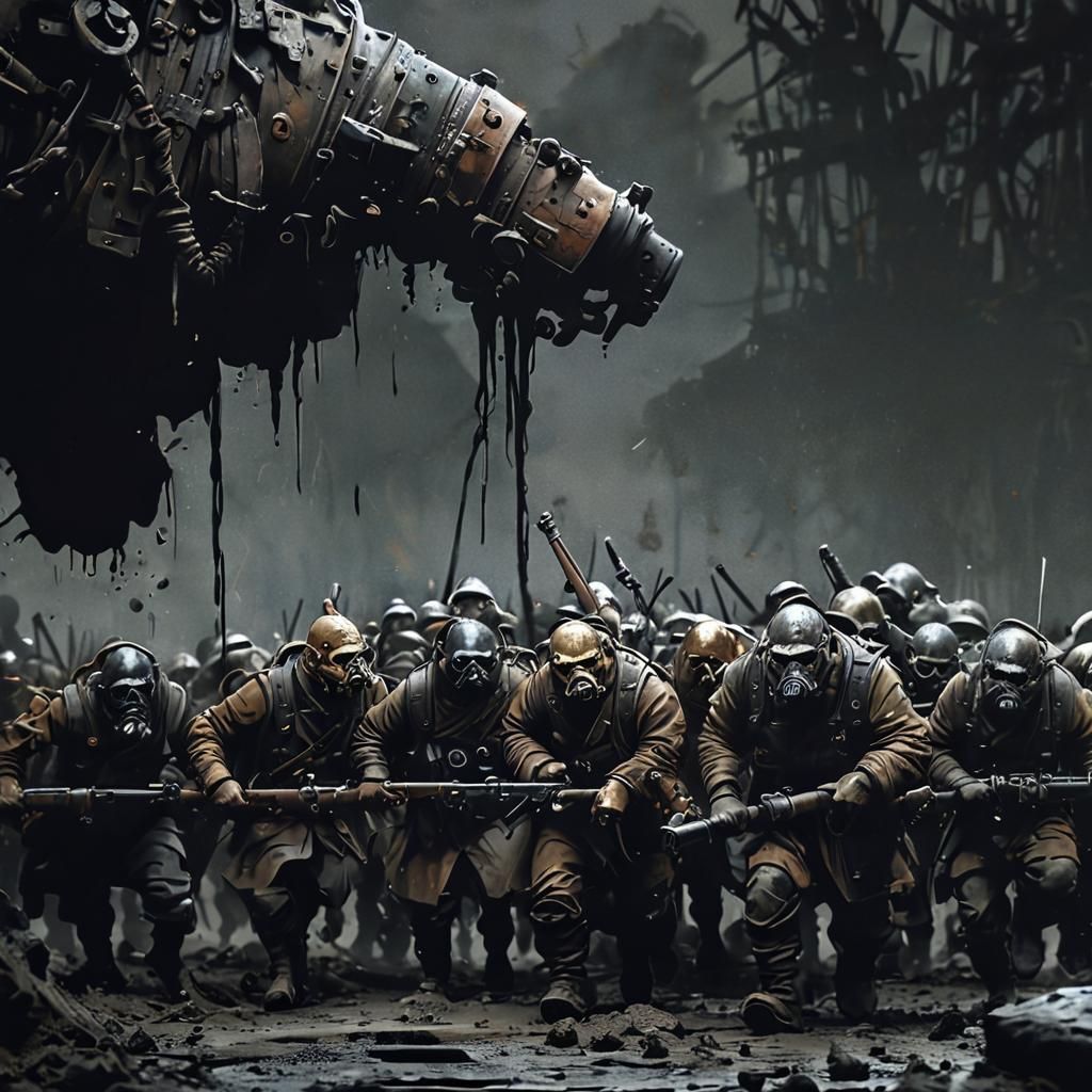 Orcs in WWII: A Rotoscoped Animation Cell