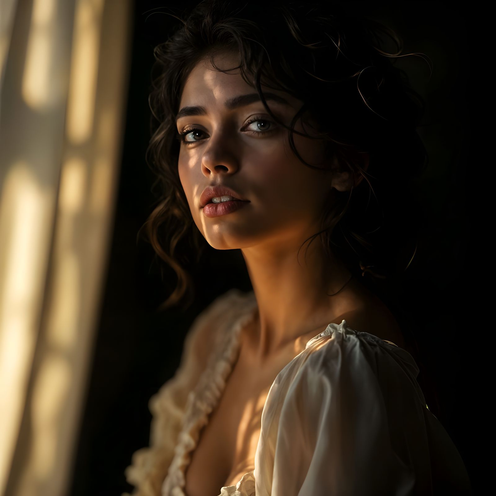 Elegant Chicano Portrait in Soft Light