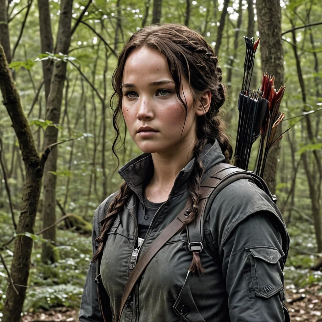 Katniss Everdeen: A Portrait of Courage