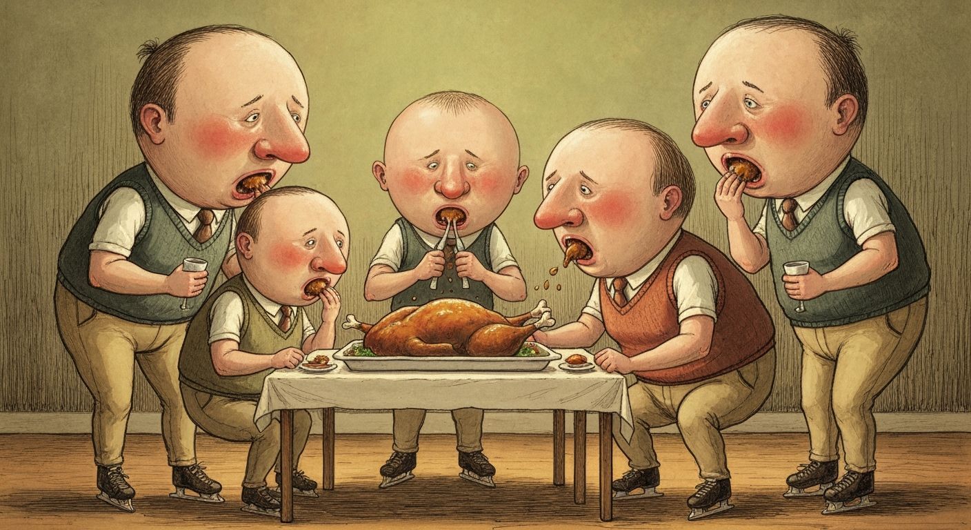 Whimsical Storybook Feast of Strange Figures